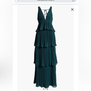 Lulu's Deep Teal Maxi Dress